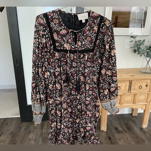 Cleobella Trista Mini Dress, Lolita Block Print THANKSGIVING READY!! - Picture 3 of 8